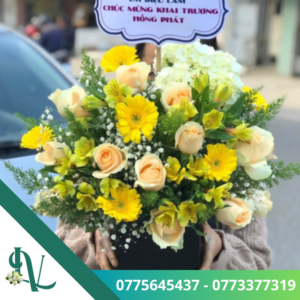 Giỏ hoa chúc mừng – LV13
