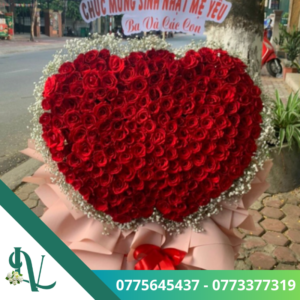 Bó hoa trái tim – LV43