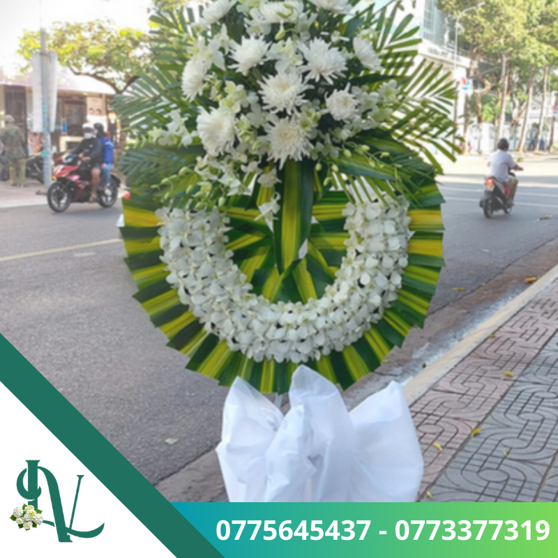 Vòng hoa chia buồn đám tang – LV49