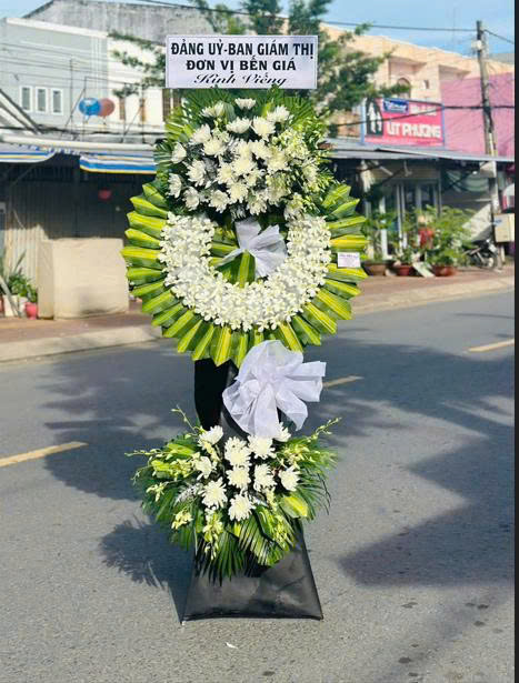 Hoa Viếng Hai Tầng LV 005